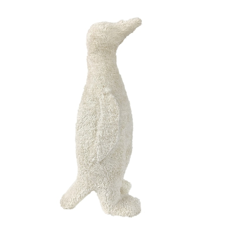 Large Standing Knitted Penguin - 23.5" - White