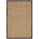 SAFAVIEH Natural Fiber Marina Basketweave Seagrass Rug - 2' x 3' - Natural/Dark Brown