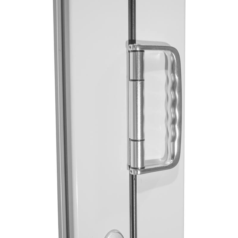 KaMic 96" x 96" 3-Panel Aluminum Patio Folding Door Right to Left-Outswing