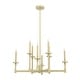 preview thumbnail 16 of 19, Hunter Briargrove Candle Chandelier - Entry, Dining Room - Glam, Transitional, Modern
