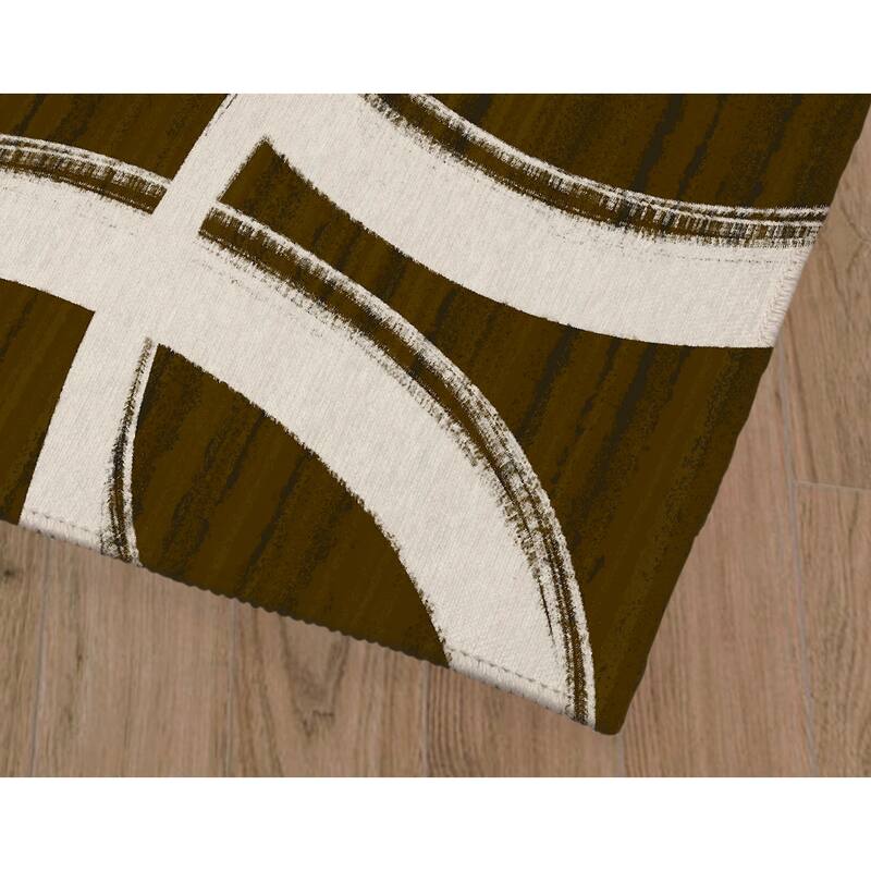 RIBBONS BROWN Kitchen Mat By Kavka Designs Bed Bath & Beyond 36897293