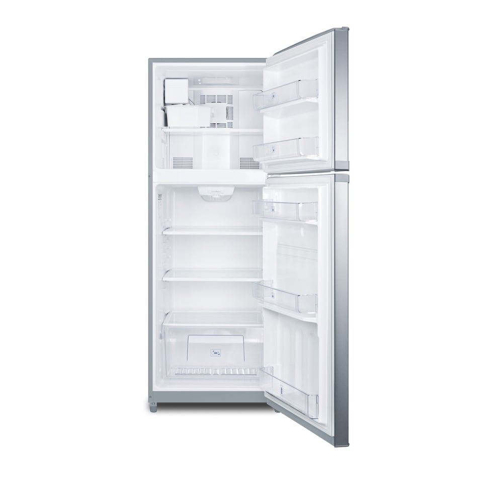 Summit 26 Inch Wide 12.9 Cu. Ft. Top Mount Refrigerator with Icemaker