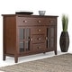 preview thumbnail 1 of 78, WYNDENHALL Stratford Solid Wood Transitional Sideboard Buffet - 54 inch Wide