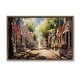 preview thumbnail 20 of 26, Stupell American Flag Lined Street Framed Floater Canvas Wall Art Design By Arlington Prints 25 x 17 - Brown