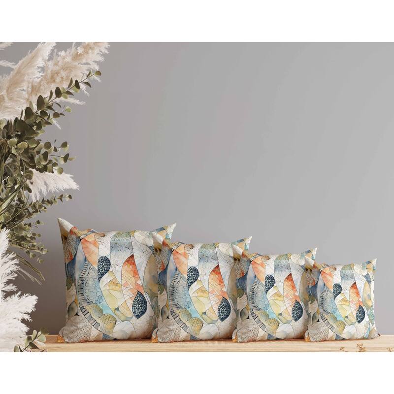 Rock Heaven Indoor/Outdoor Reversible Throw Pillow Multi