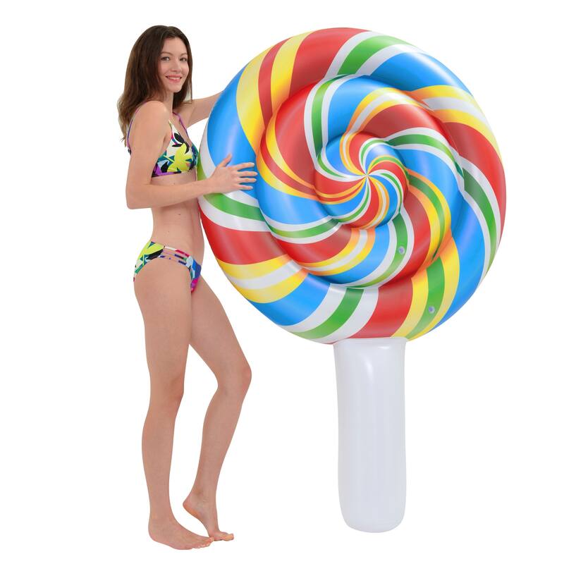 70" Multi-Color Jumbo Lollipop Pool Float