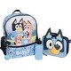 preview thumbnail 1 of 19, 4 Piece Backpack Set for Pre-School Girls & Boys, Kids 16" School Bag Bluey