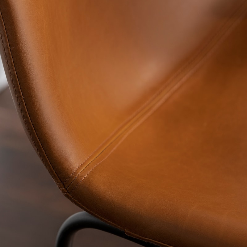 Middlebrook Prusiner 26-inch Faux Leather Counter Stool (Set of 2)
