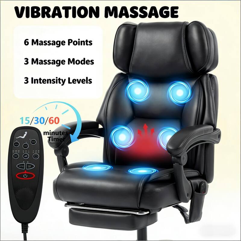 Soft Computer Chair, Massage Chair, High Back Chair, Office Chair