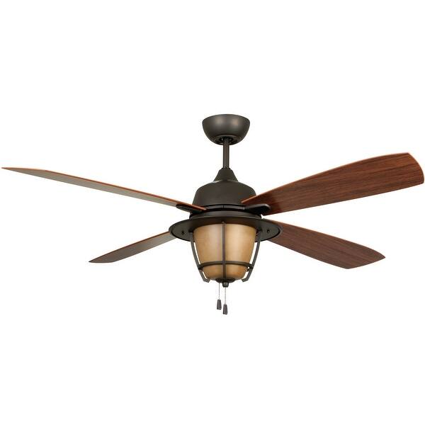 Craftmade Morrow Bay Morrow Bay 56 4 Blade Indoor Outdoor Ceiling Fan Blades And Light Kit Included