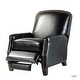 preview thumbnail 92 of 96, Gladis Modern Retro Genuine Leather Recliner with Nailhead Trim Set of 2 by HULALA HOME