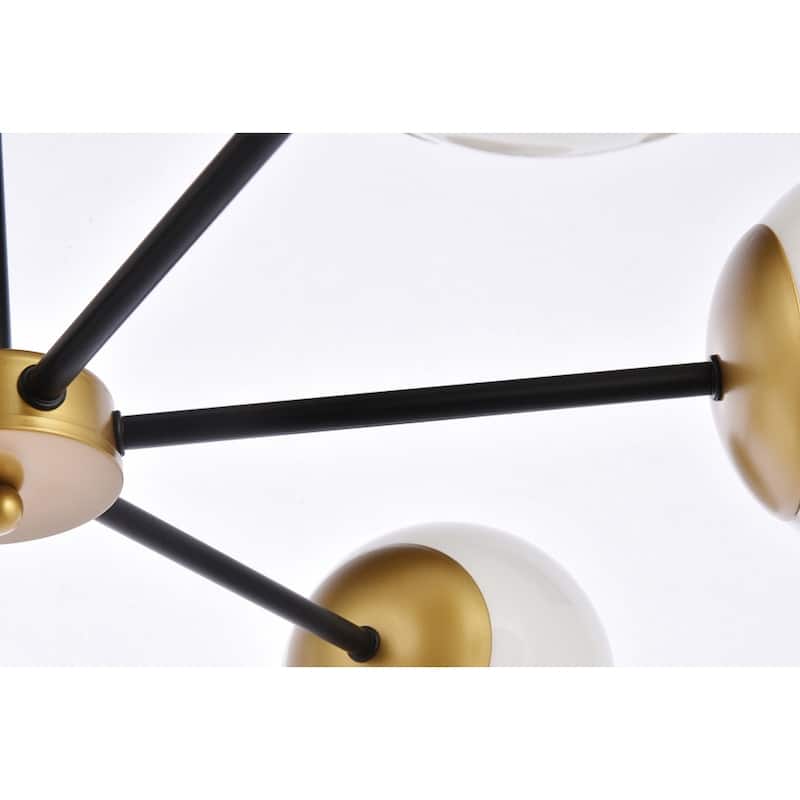 Brooke 30 inch Pendant with White Shade - N/A