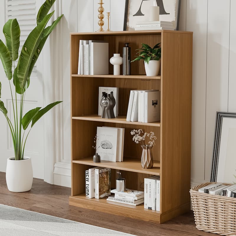 Classic Storage Cabinet with Adjustable Shelves - Natural