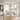 Tannen 59"W Round White and Gray 5-PC Dining Table Set