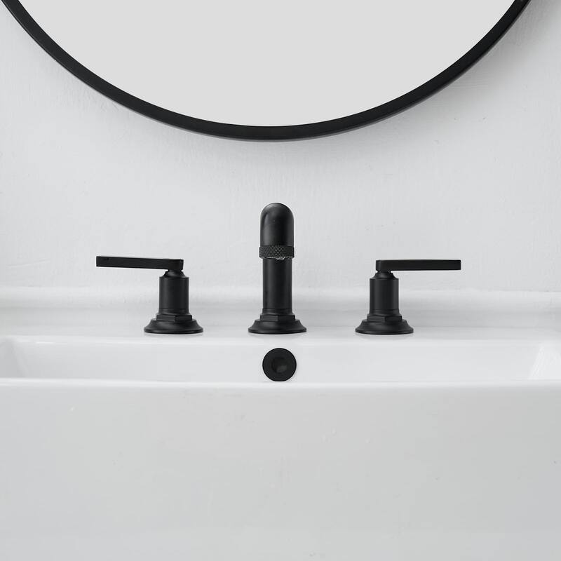 Widespread Bathroom Faucet 3 Holes Vanity Sink