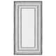 SAFAVIEH Courtyard Vickie Indoor/ Outdoor Waterproof Patio Backyard Rug - 3' x 5'/2' x 3' - Ivory/Black