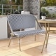 preview thumbnail 1 of 10, Furniture of America Ariel Natural Tone Aluminum Patio Bench