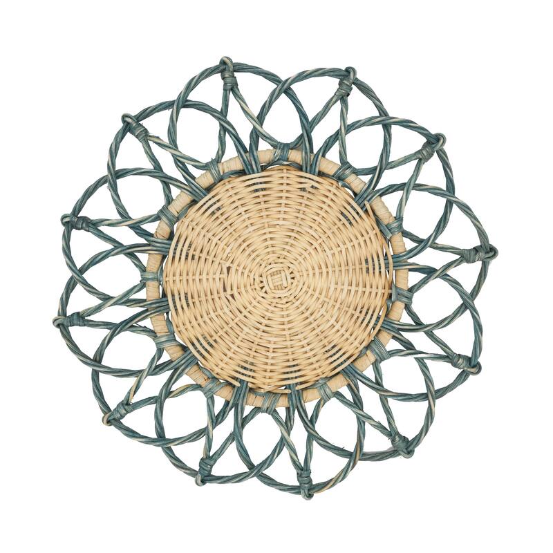 Twisted Rattan Design Table Placemats (Set of 4)