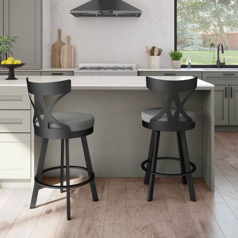 Amisco Washington Swivel Bar Stool