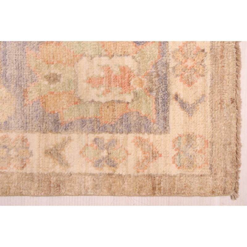 ECARPETGALLERY Hand-knotted Modern Oushak Brown Wool Rug - 8'1 x 9'8