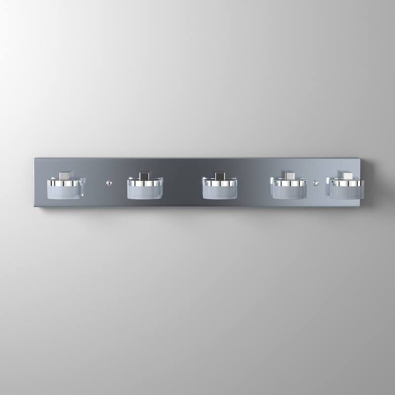 Eglo Romendo 5-Light Chrome Wall Light