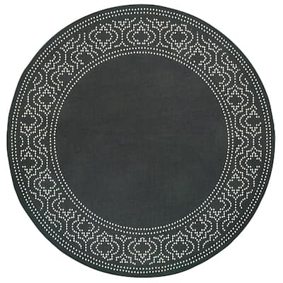 Style Haven Marianna Border Loop Pile Indoor Outdoor Area Rug