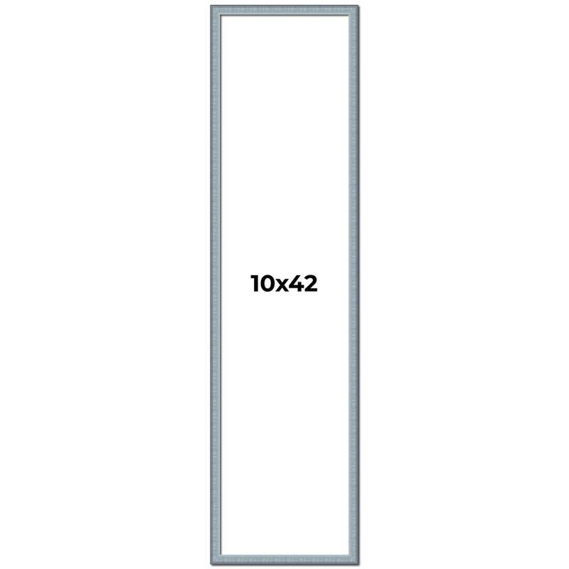 10x42 Frame Rustic Sky Blue Solid Wood Picture Frame | 0.75 Inch