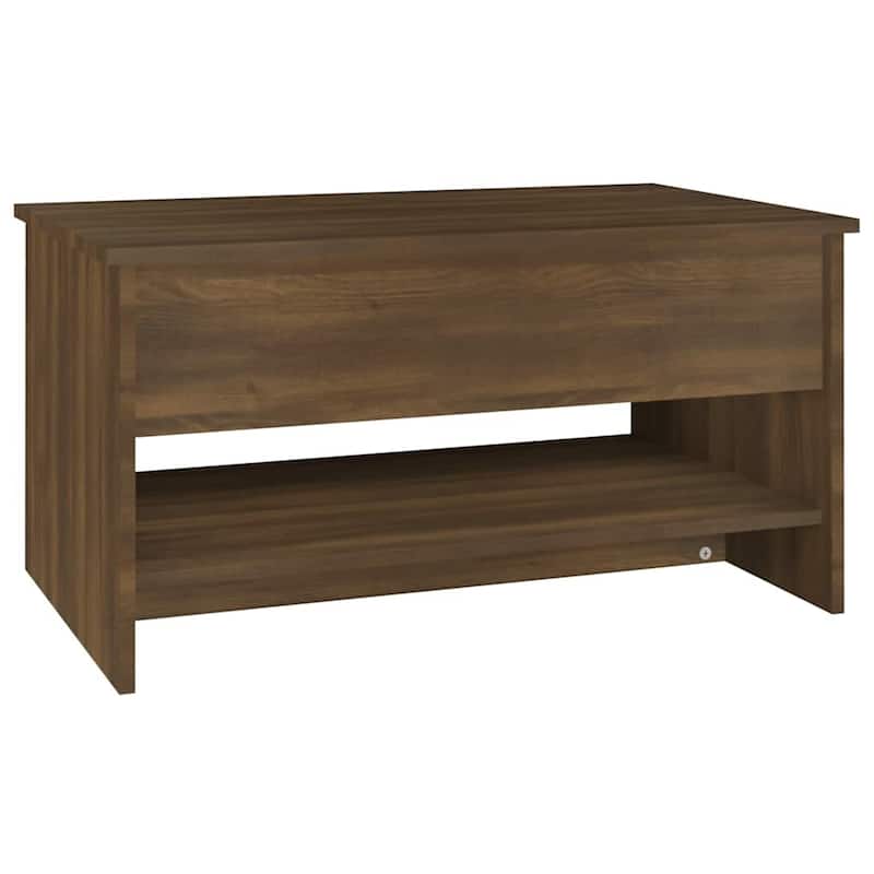 vidaXL Coffee Table Lift Top End Table Accent Side Sofa Table Engineered Wood - 31.5" x 19.7" x 16.7"