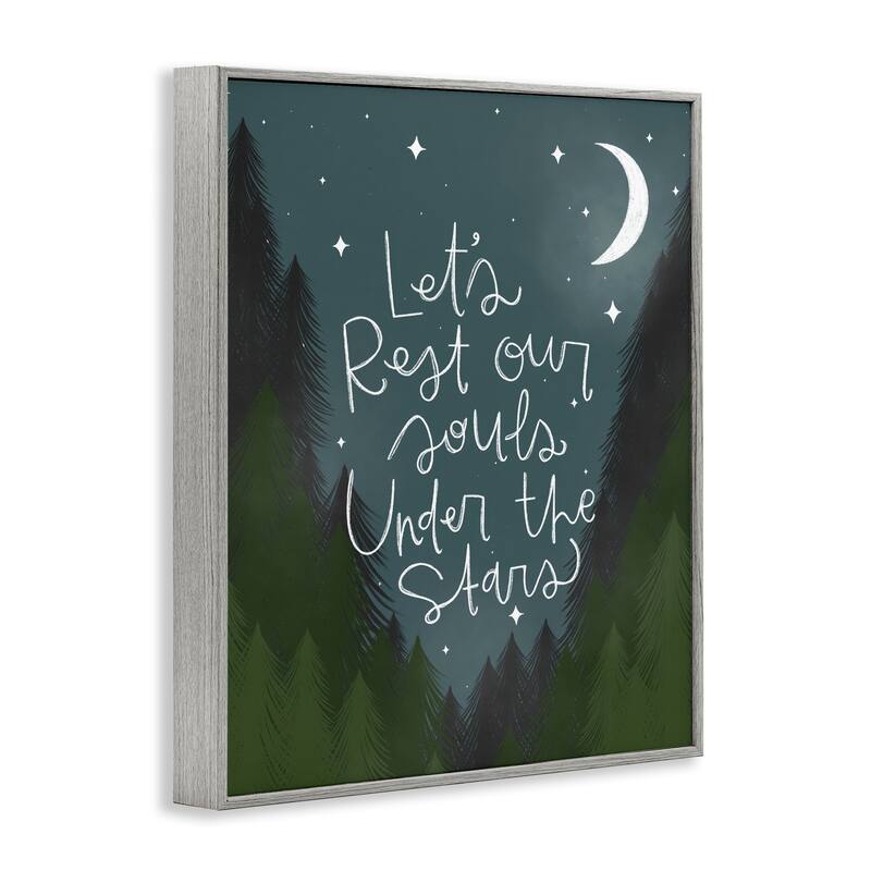 Stupell Rest Our Souls Under Stars Framed Giclee Art Design By Mandy Ford Art + Illustration