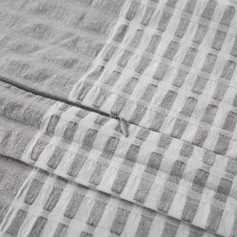 Hiend Accents Lane Stripe Duvet Cover Set, Super Queen, 3PC