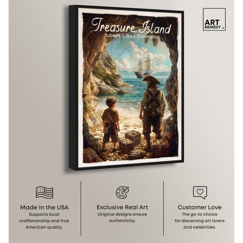 Treasure Island Classic Canvas by Art Remedy