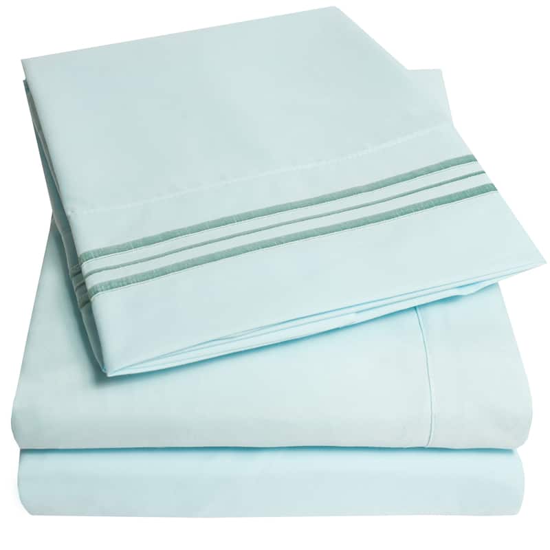 Brushed Microfiber RV Queen 4-Piece Bed Sheet Set