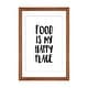 preview thumbnail 7 of 18, iCanvas "Food Is My Happy Place" by Pixy Paper Walnut - 24x16x1