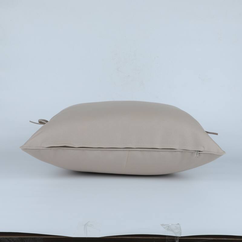 2 Pieces Waterproof Polyester Patio Seat and Back Cushions 24x24 Deep Comfort for Outdoor Seating