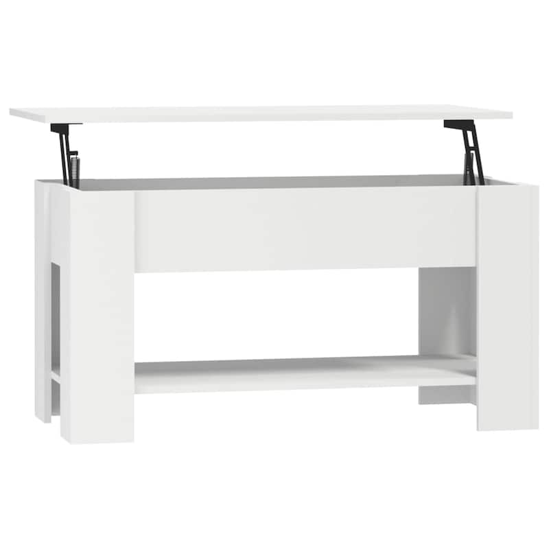 vidaXL Coffee Table Lift Top End Table Accent Side Sofa Table Engineered Wood - 39.8" x 19.3" x 20.5"