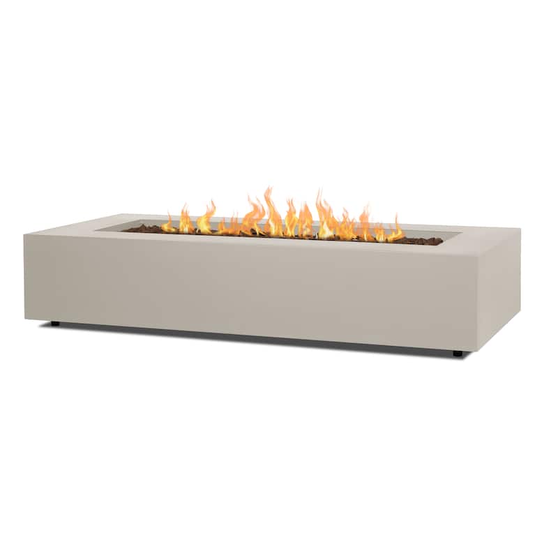 Aegean 70" Rectangle Fire Table Propane or Natural Gas by Real Flame