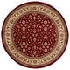 preview thumbnail 42 of 52, SAFAVIEH Lyndhurst Adelyne Traditional Oriental Rug 6' Round - Red/Ivory - Round