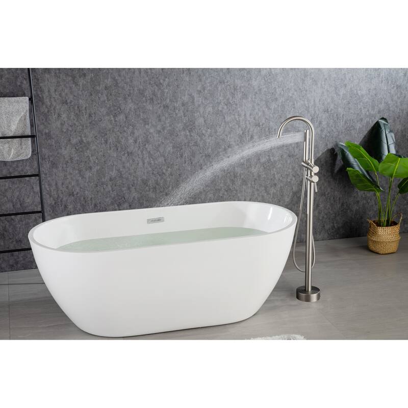8005BN Single Handle Floor Mounted Tub Faucet