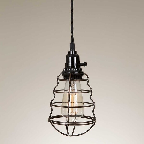 Wire Cage Pendant Lamp