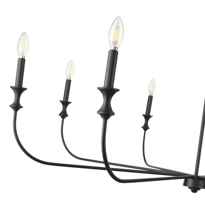 Millennium Lighting 29608 Savanne 8 Light 48" Wide Taper Candle Style