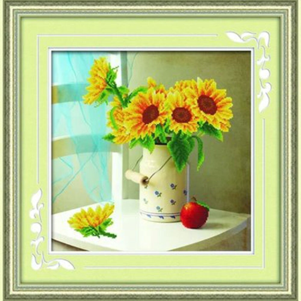 Shop Golden Sunflower Diamond Painting Diamond Paste Cross Stitch