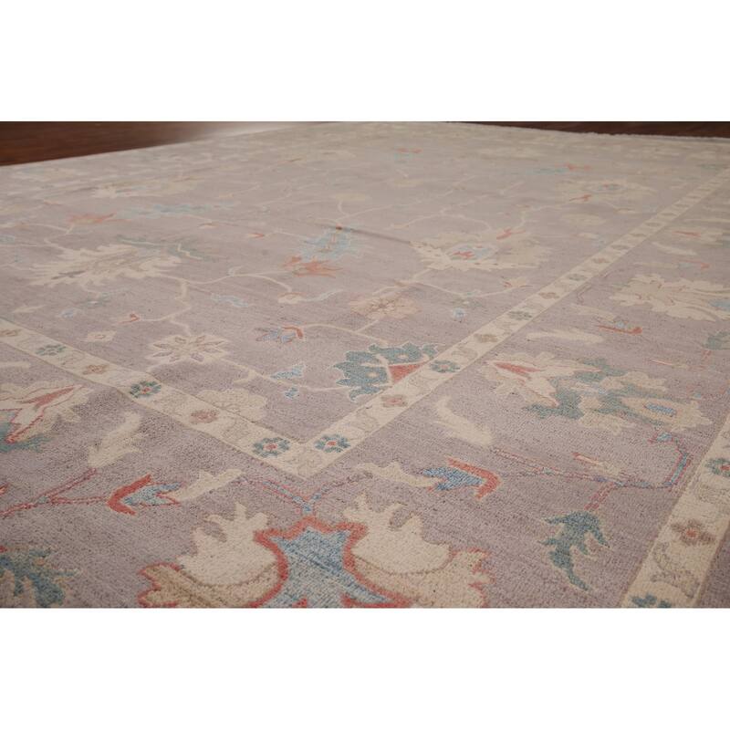 Oushak Oriental Large Area Rug Hand-Knotted Wool Carpet - 10'2" x 13'6"