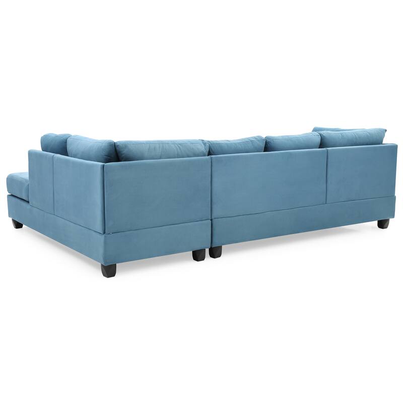 Gallant Microsuede Sectional Sofa