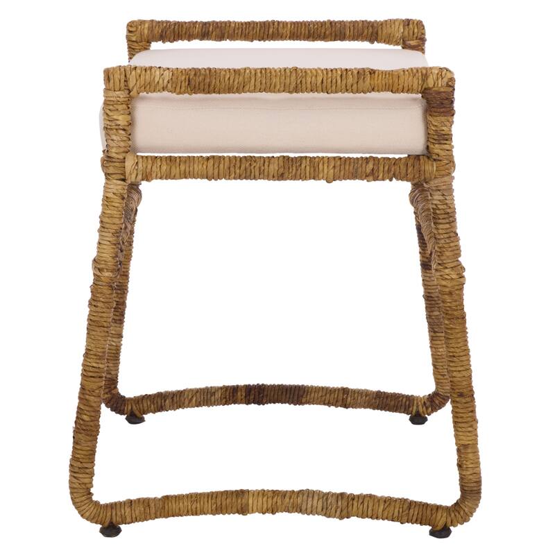 SAFAVIEH Home Iveliz Ottoman with Cushion