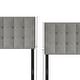 preview thumbnail 13 of 17, CraftPorch Classic Button-Tufted Rectangle Upholstered Headboard