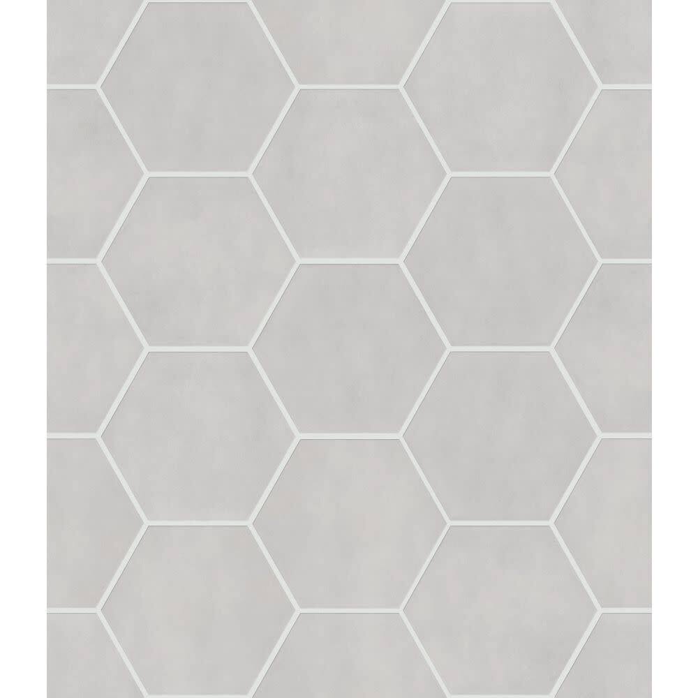 Shaw 493TS Halftone - 9" x 11" Hexagon Floor and Wall Tile - Glossy