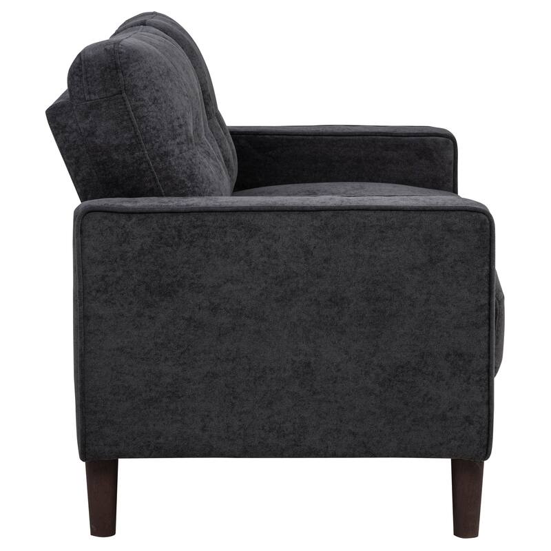 Bowen II Fabric Upholstered Track Arm Sofa Set