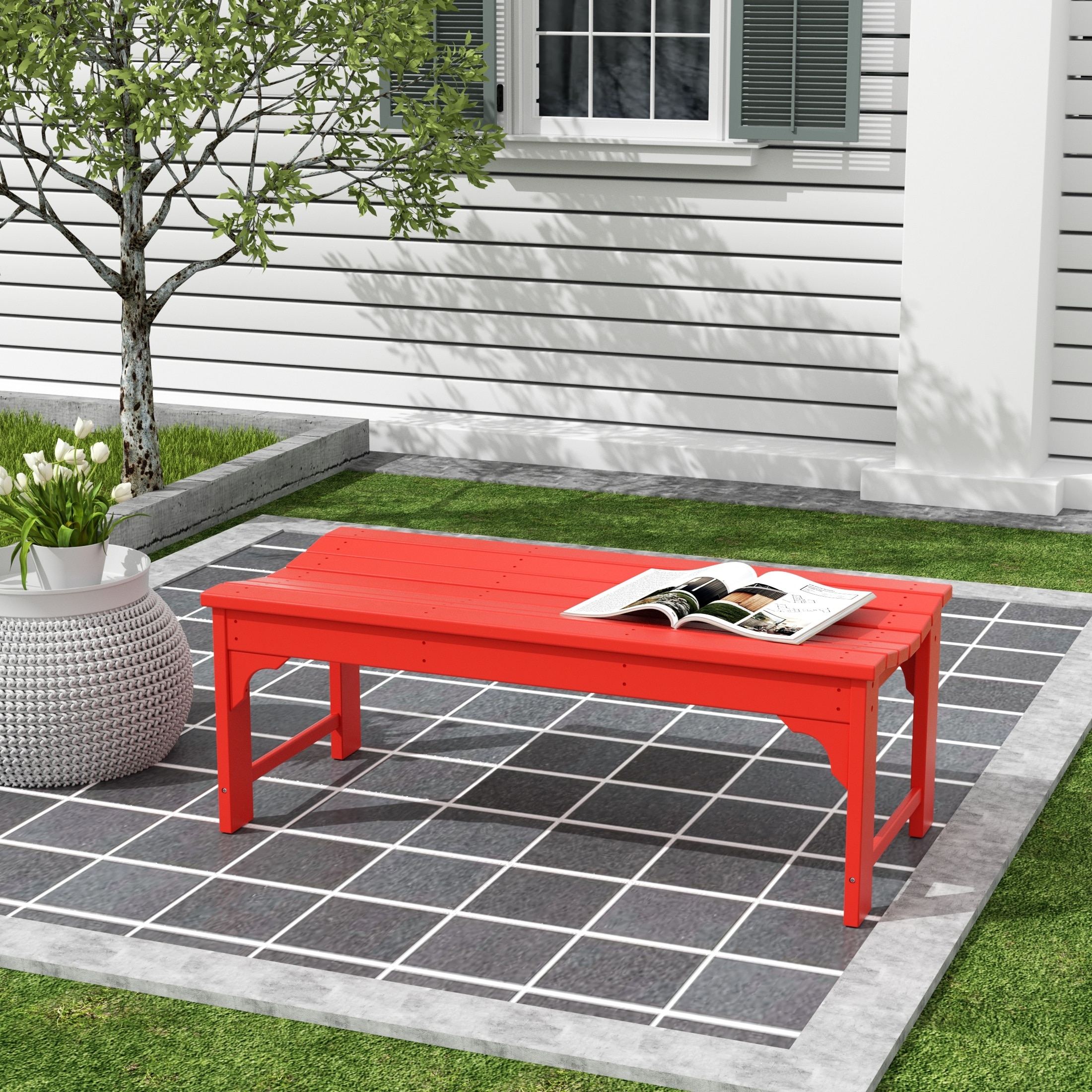 All weather outdoor discount bench