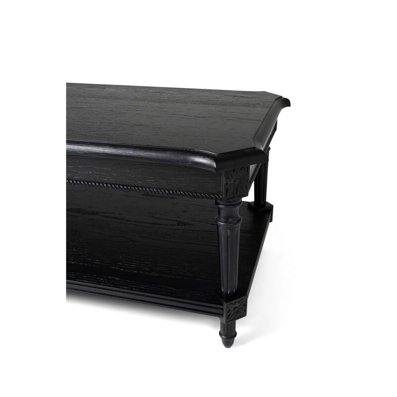 Maven Lane Pullman Traditional Rectangular Wooden Coffee Table
