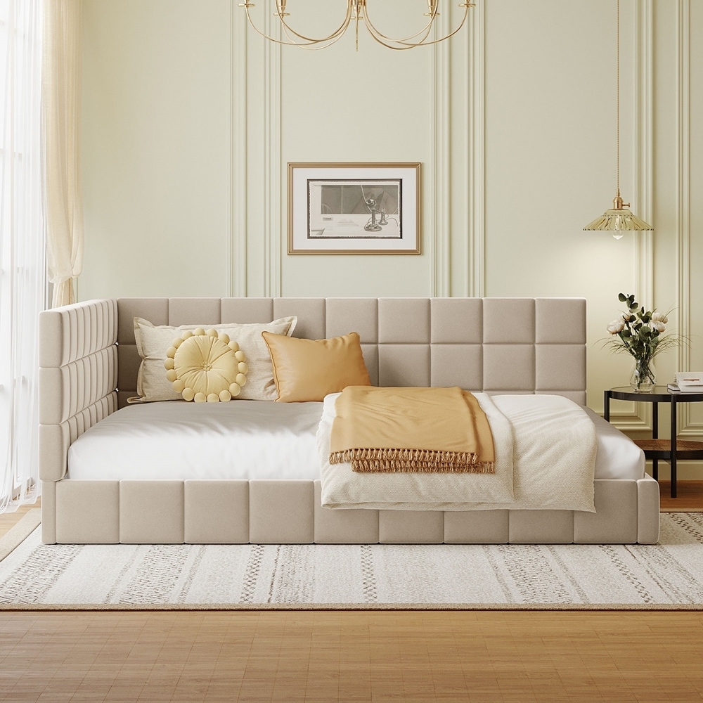 Upholstered Daybed/Sofa Bed Frame